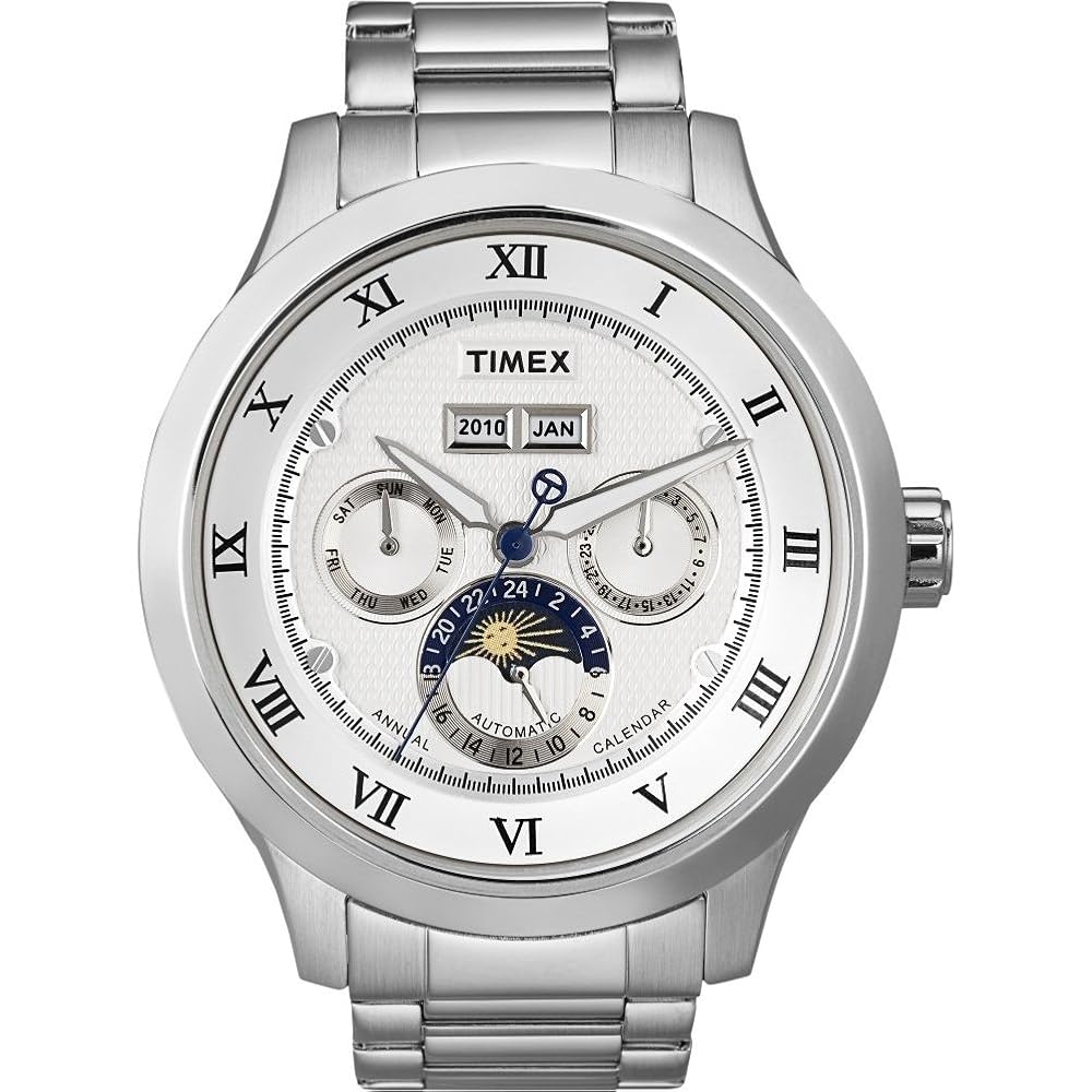 Timex E-Class Analog Silver Dial Men's Watch - T2N291